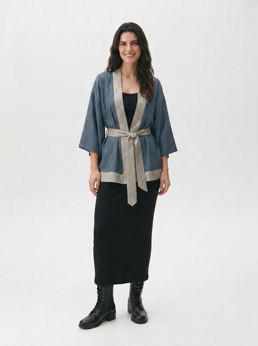 One Of A Kind Recyled Sari Kimono #30