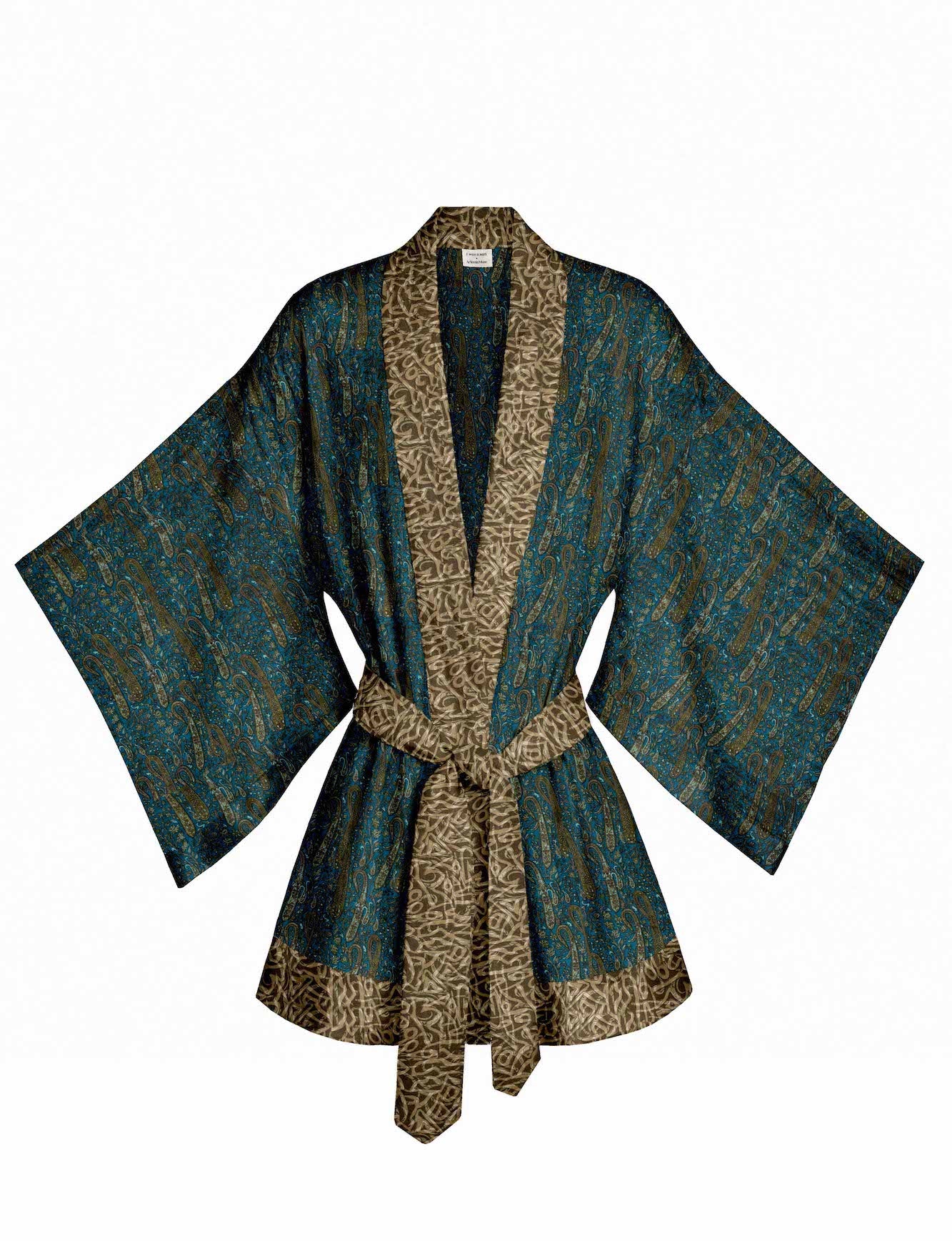 One Of A Kind Recyled Sari Kimono #32