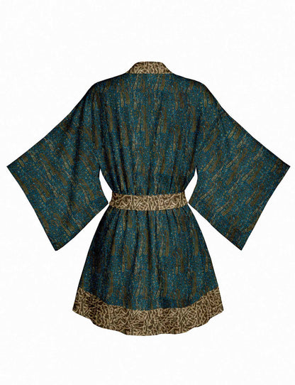 One Of A Kind Recyled Sari Kimono #32