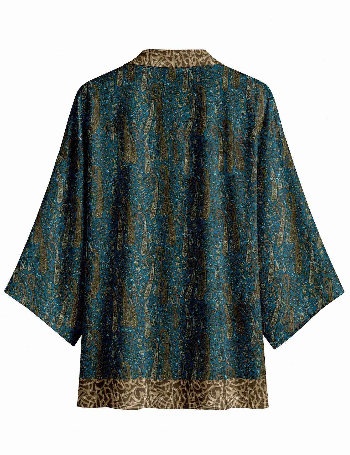 One Of A Kind Recyled Sari Kimono #32