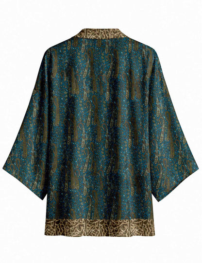One Of A Kind Recyled Sari Kimono #32