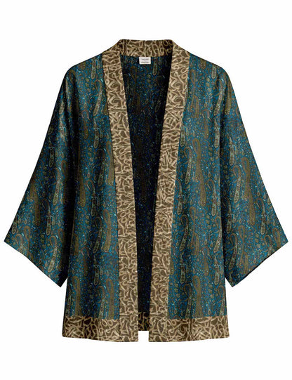 One Of A Kind Recyled Sari Kimono #32