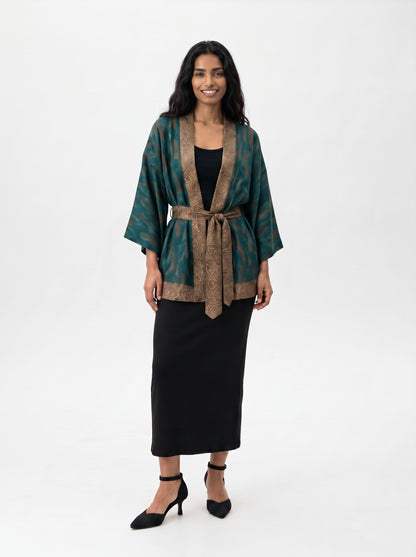 One Of A Kind Recyled Sari Kimono #32