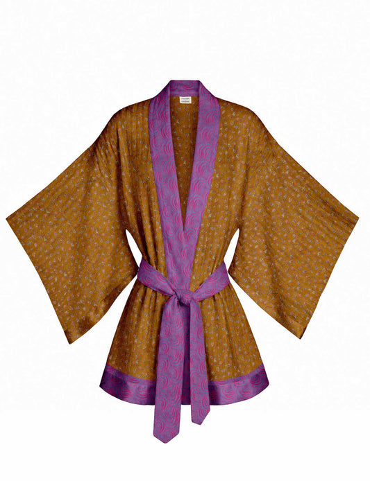 One Of A Kind Recyled Sari Kimono #33
