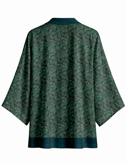 One Of A Kind Recyled Sari Kimono #36