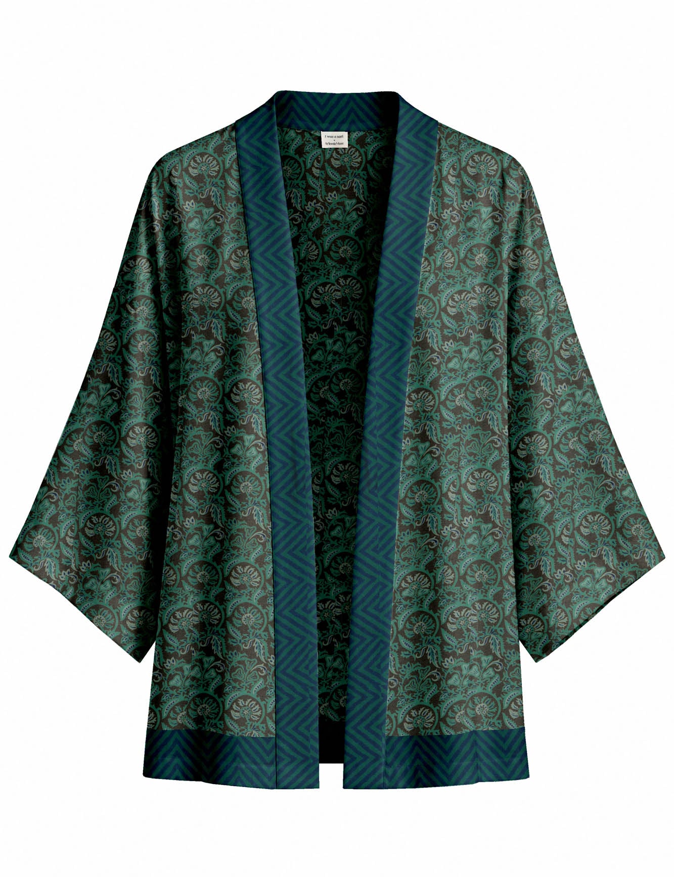 One Of A Kind Recyled Sari Kimono #36