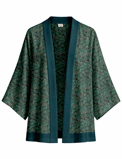 One Of A Kind Recyled Sari Kimono #36