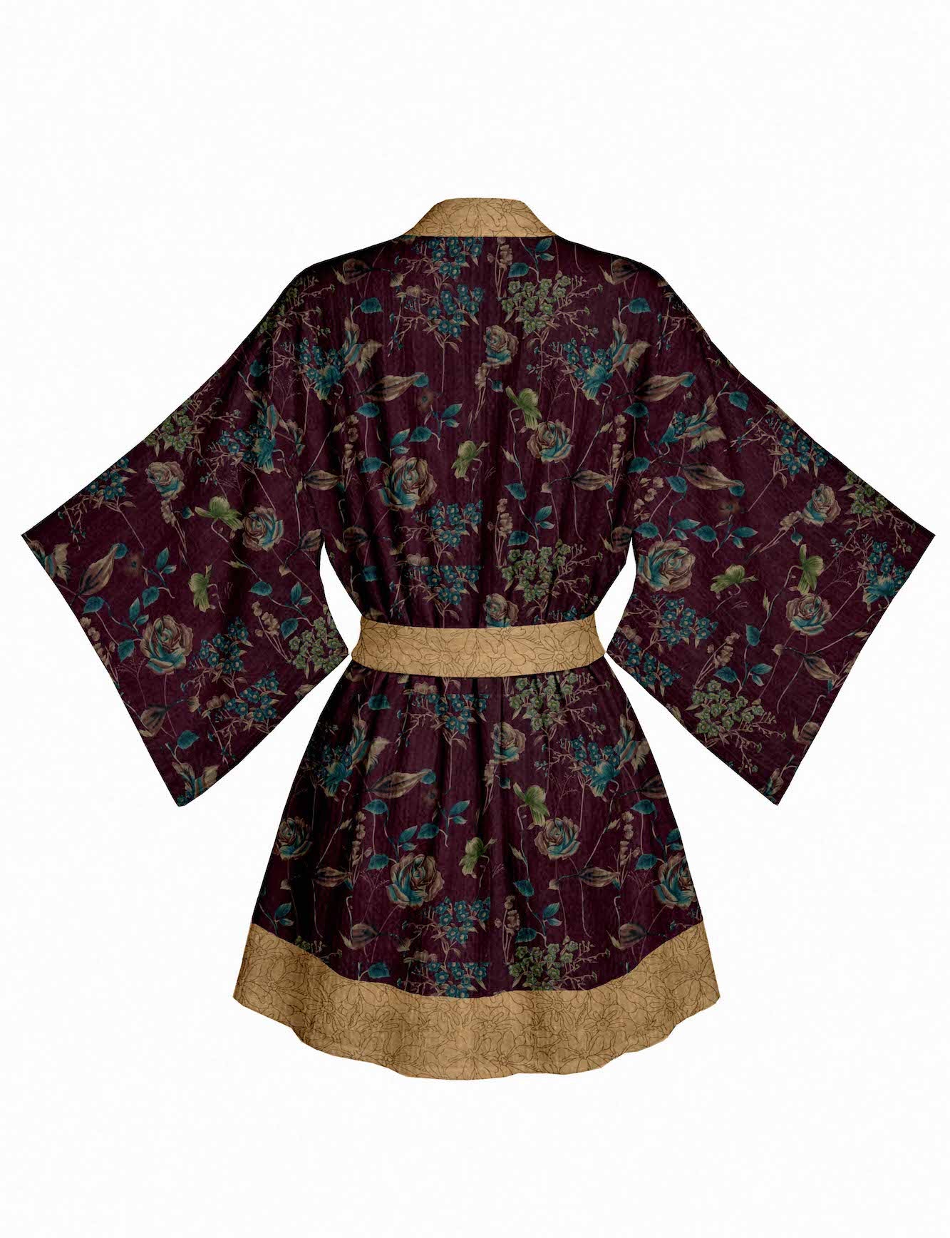 One Of A Kind Recyled Sari Kimono #38