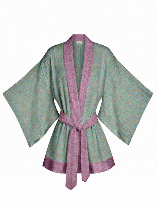 One Of A Kind Recyled Sari Kimono #39