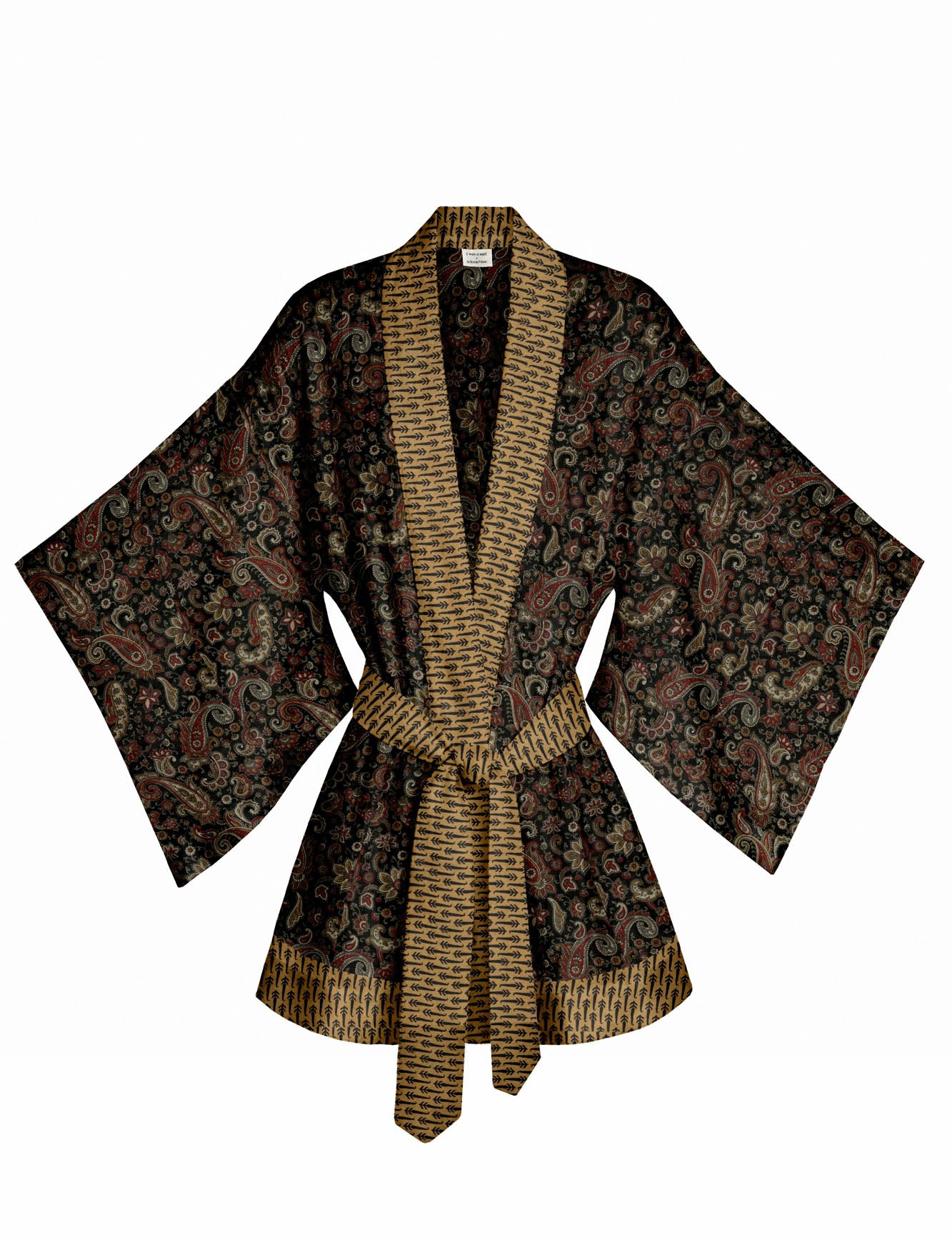 One Of A Kind Recyled Sari Kimono #3