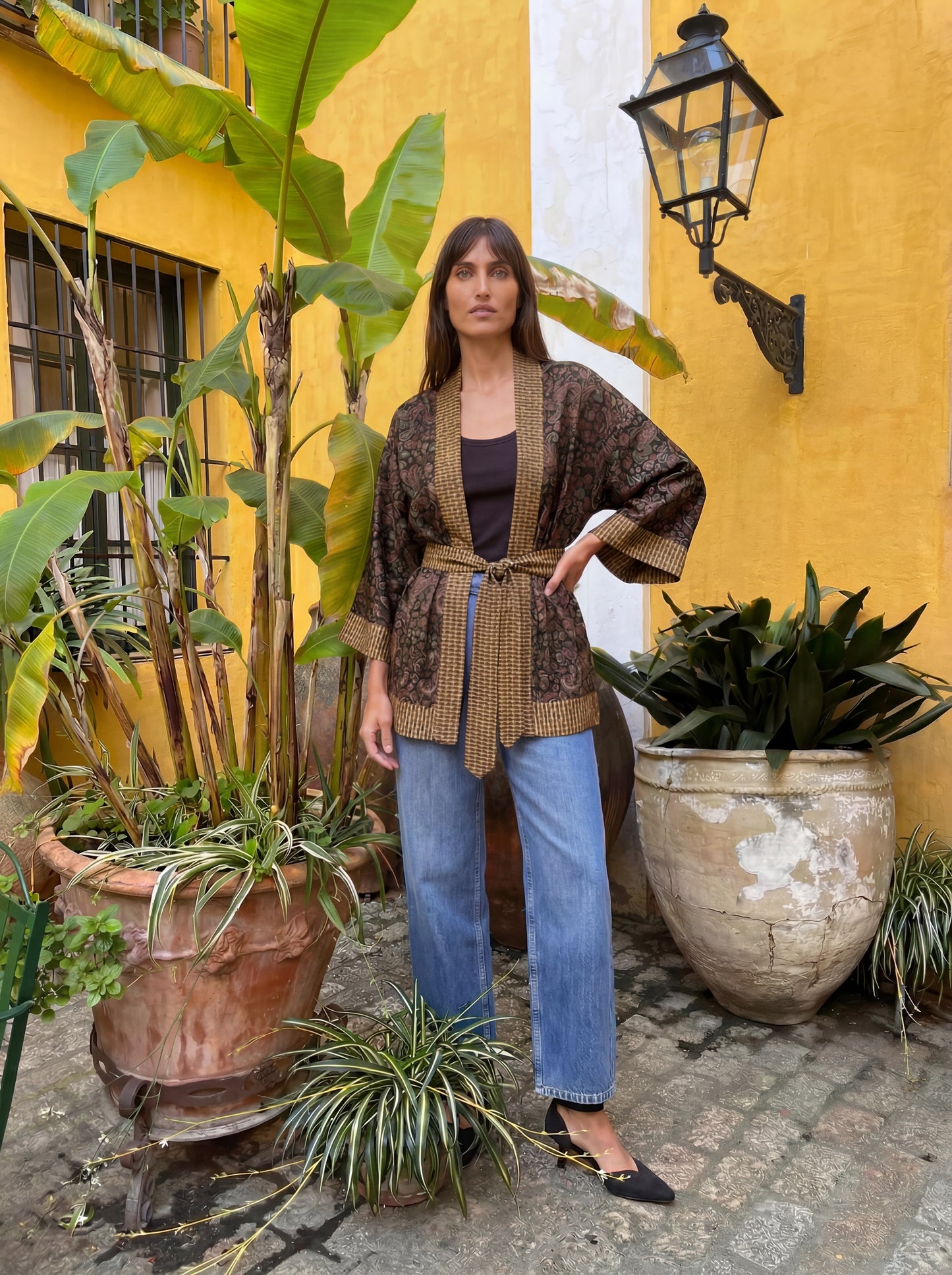 One Of A Kind Recyled Sari Kimono #3
