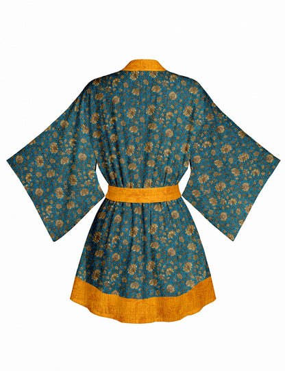 One Of A Kind Recyled Sari Kimono #42