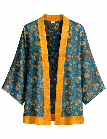 One Of A Kind Recyled Sari Kimono #42