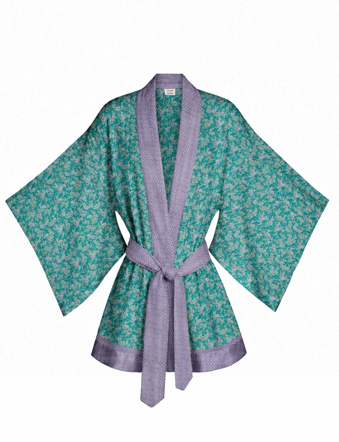 One Of A Kind Recyled Sari Kimono #44