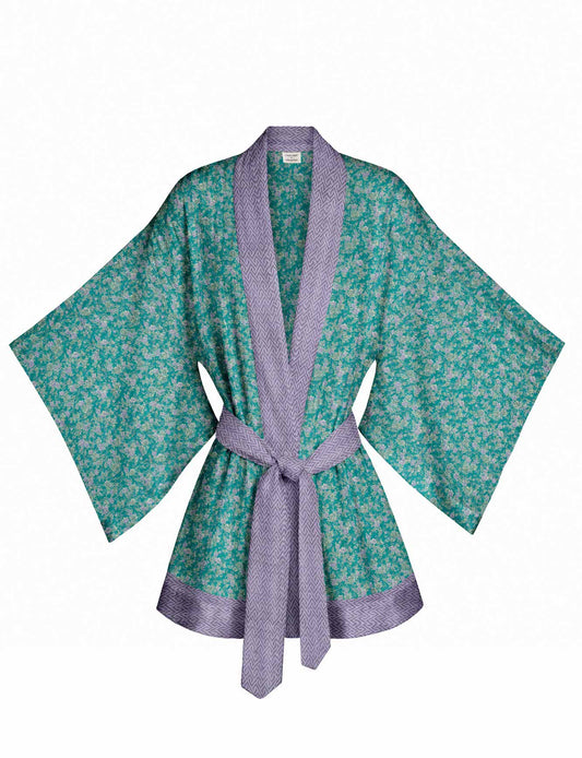 One Of A Kind Recyled Sari Kimono #44