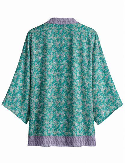 One Of A Kind Recyled Sari Kimono #44