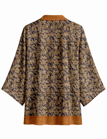 One Of A Kind Recyled Sari Kimono #46