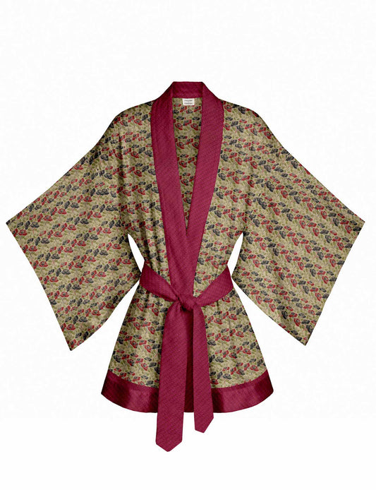 One Of A Kind Recyled Sari Kimono #48