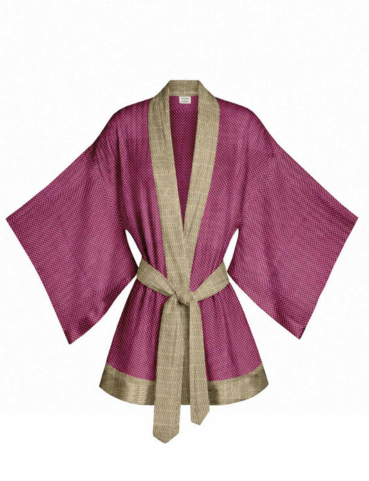 One Of A Kind Recyled Sari Kimono #49
