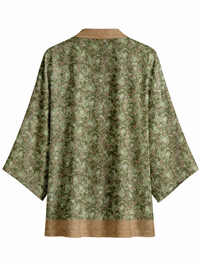 One Of A Kind Recyled Sari Kimono #4