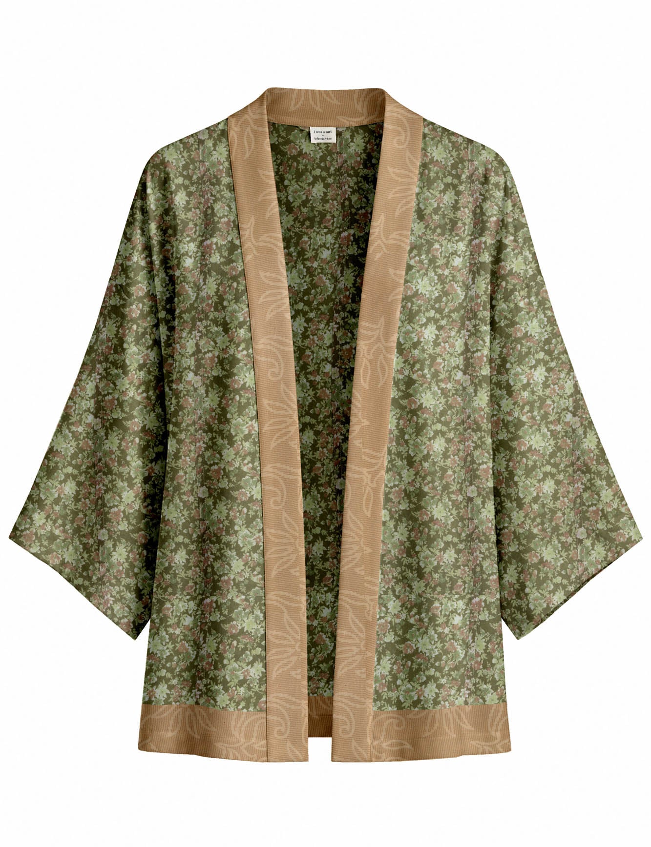 One Of A Kind Recyled Sari Kimono #4
