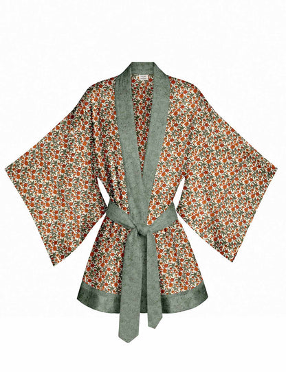 One Of A Kind Recyled Sari Kimono #50
