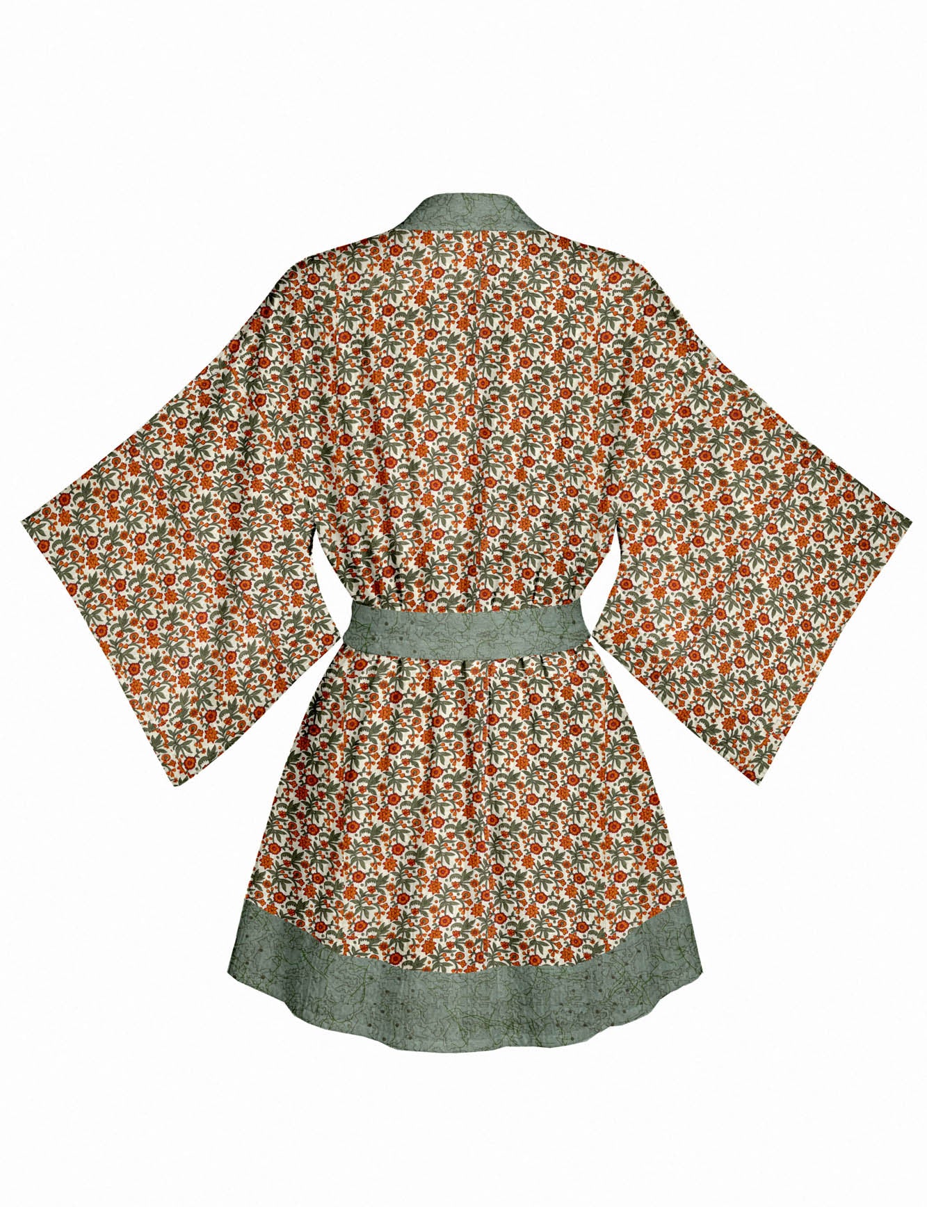 One Of A Kind Recyled Sari Kimono #50