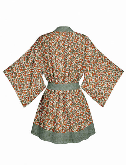 One Of A Kind Recyled Sari Kimono #50
