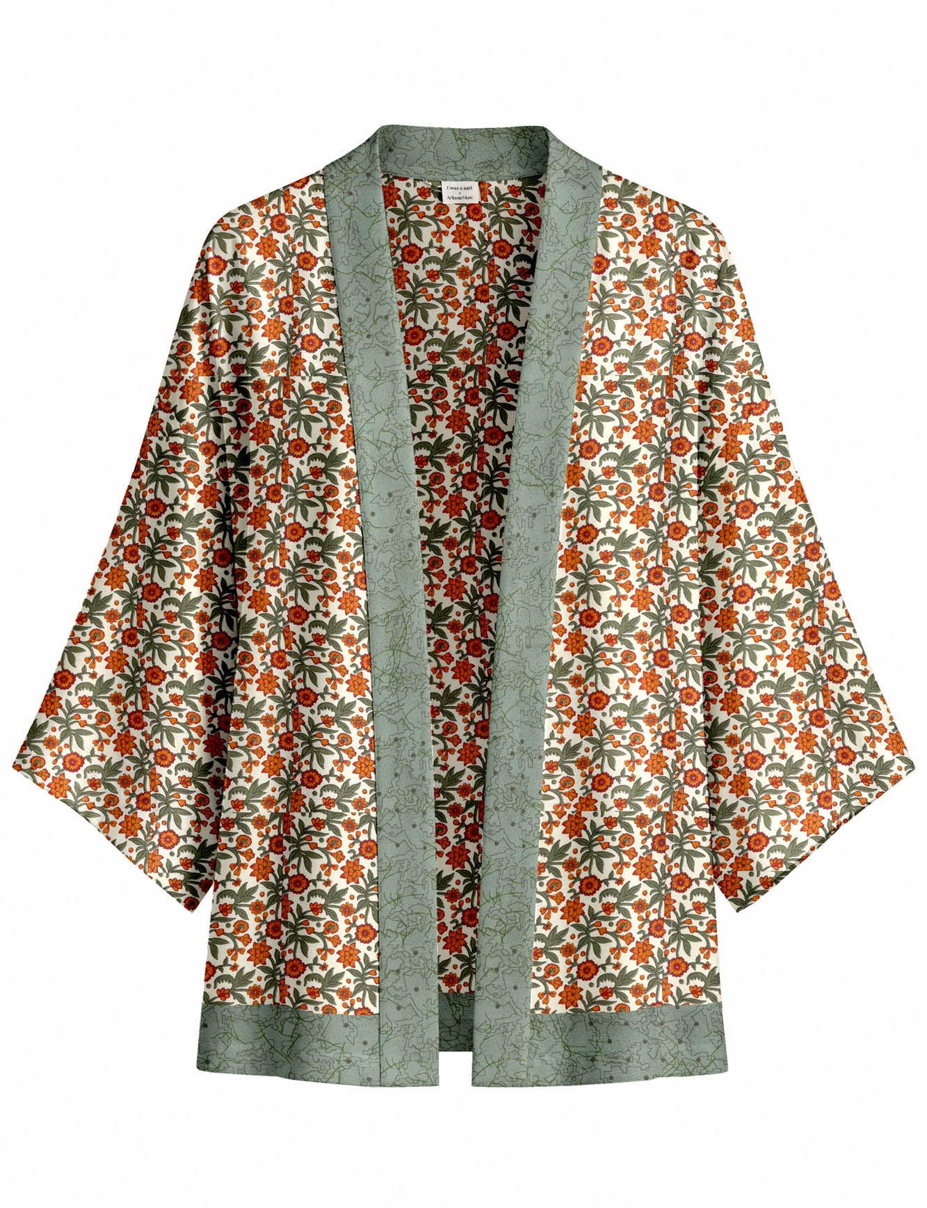 One Of A Kind Recyled Sari Kimono #50