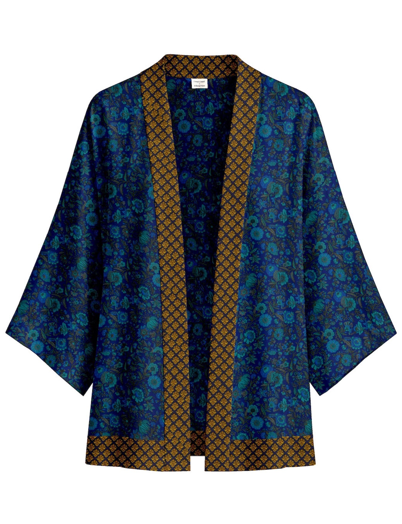 One Of A Kind Recyled Sari Kimono #52