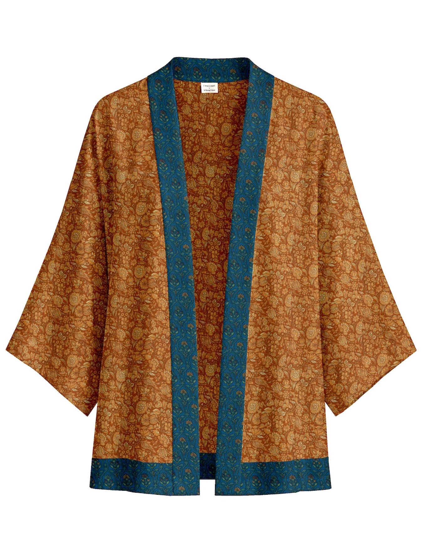 One Of A Kind Recyled Sari Kimono #54