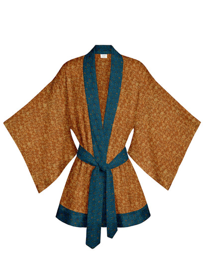 One Of A Kind Recyled Sari Kimono #54