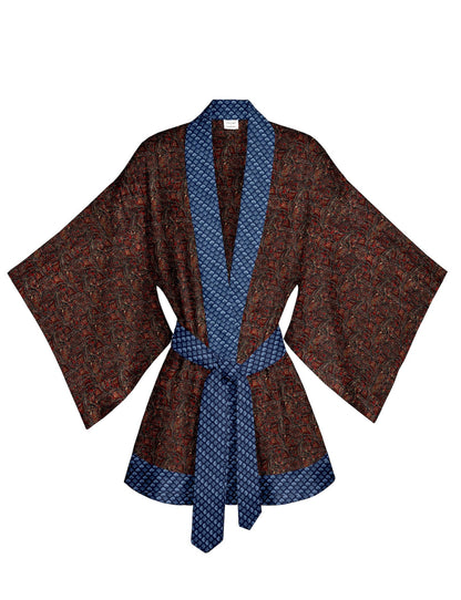 One Of A Kind Recyled Sari Kimono #55
