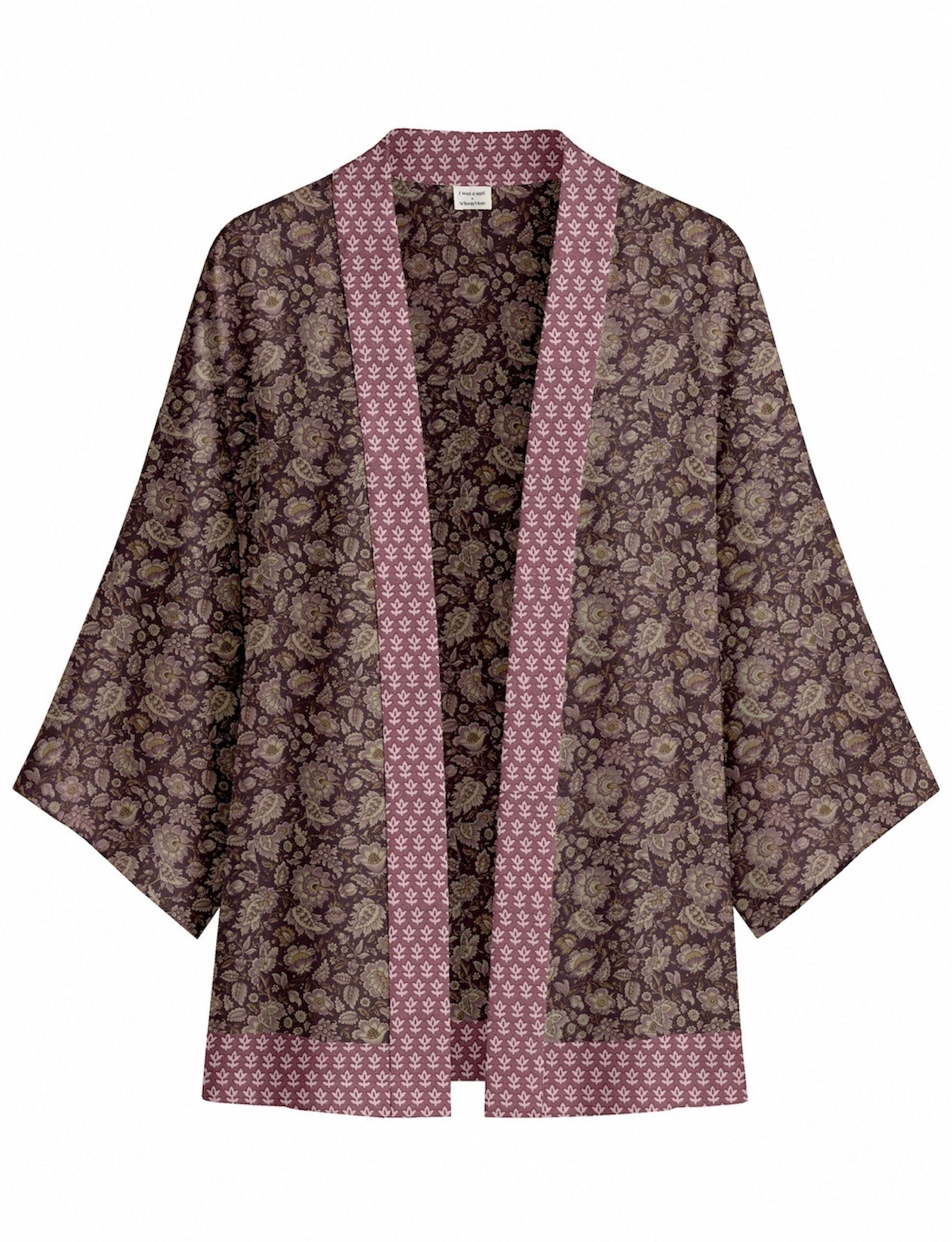 One Of A Kind Recyled Sari Kimono #56