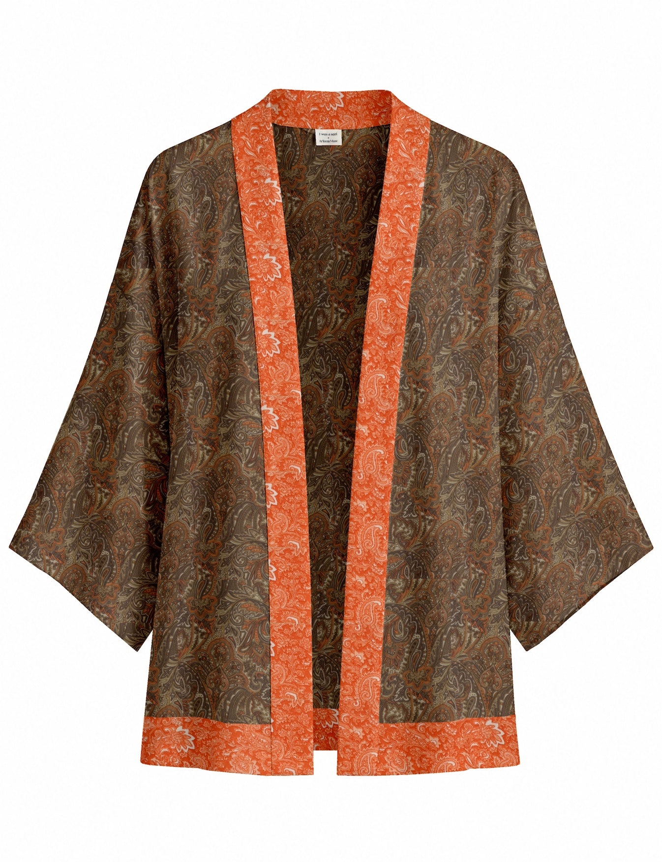 One Of A Kind Recyled Sari Kimono #57