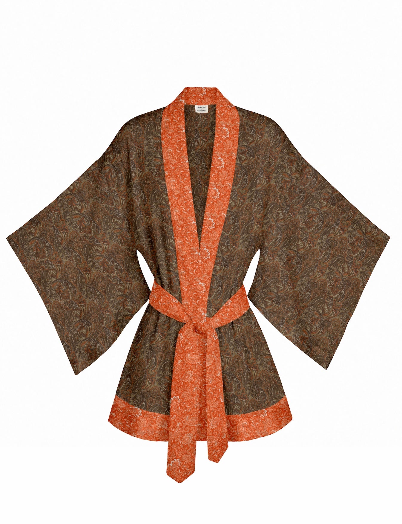 One Of A Kind Recyled Sari Kimono #57