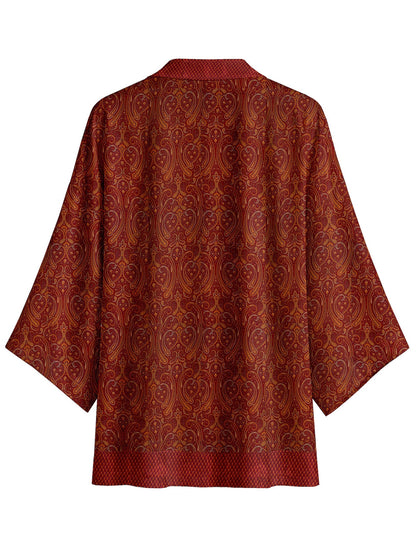 One Of A Kind Recyled Sari Kimono #58