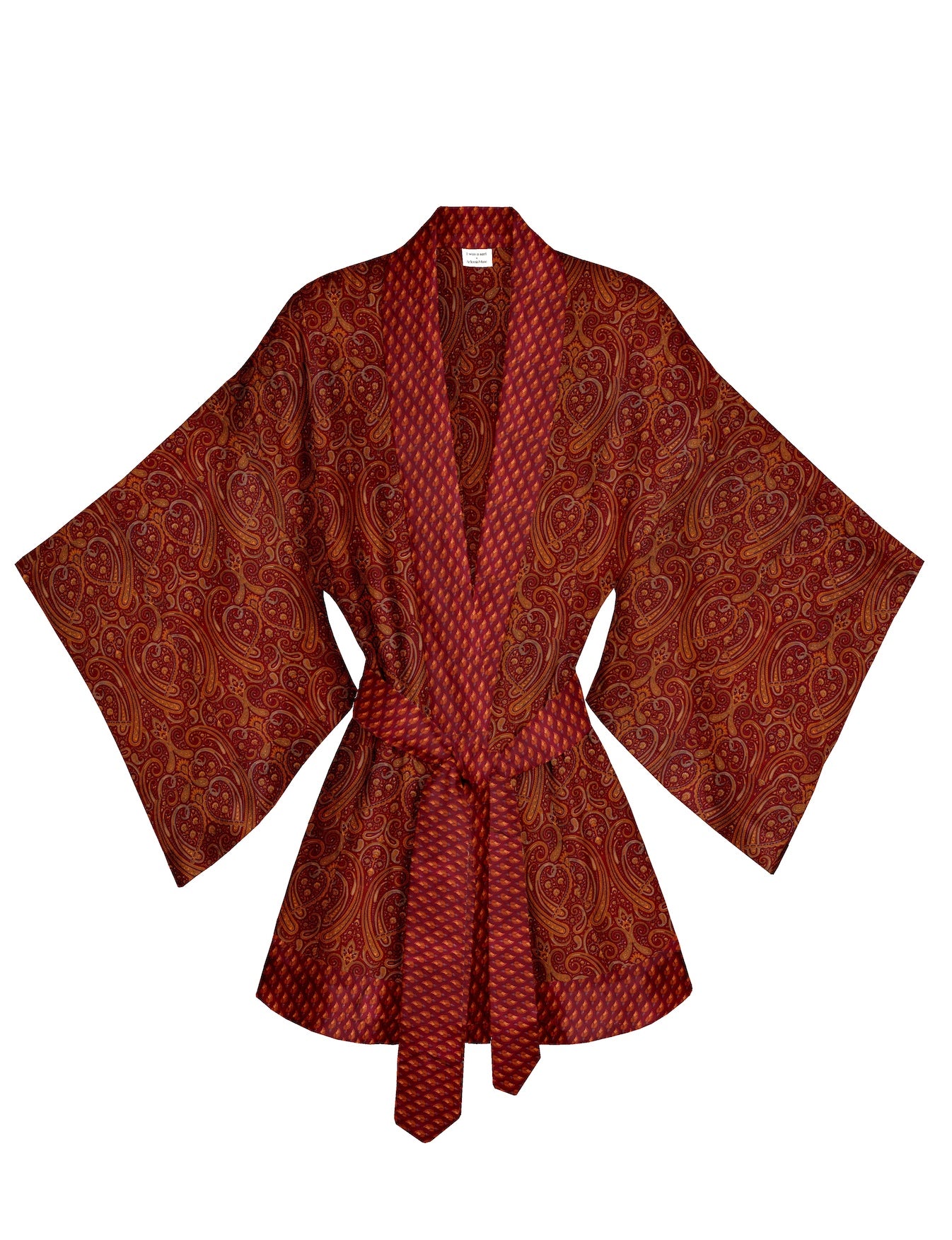 One Of A Kind Recyled Sari Kimono #58