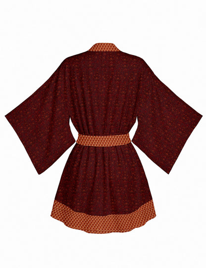 One Of A Kind Recyled Sari Kimono #59