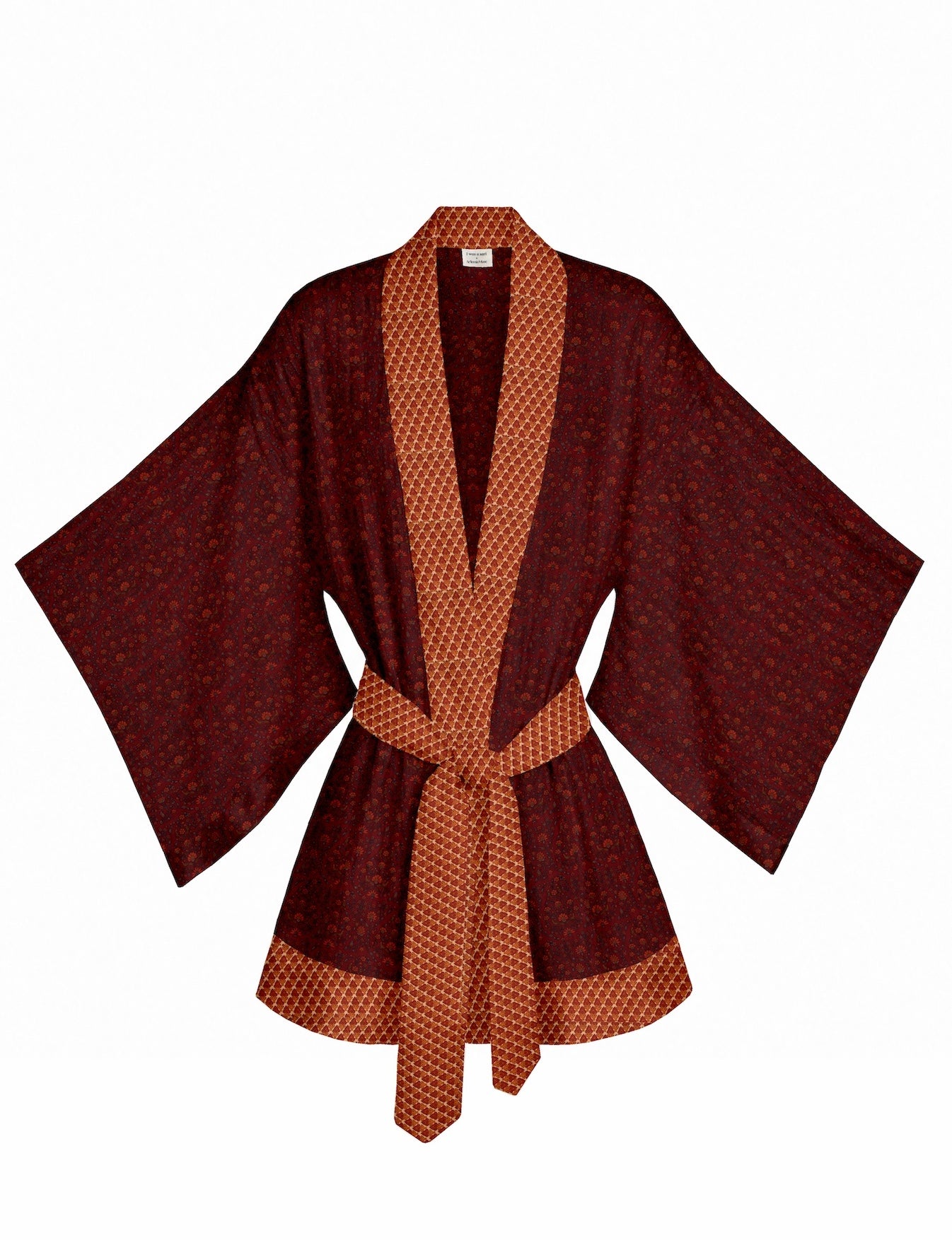 One Of A Kind Recyled Sari Kimono #59