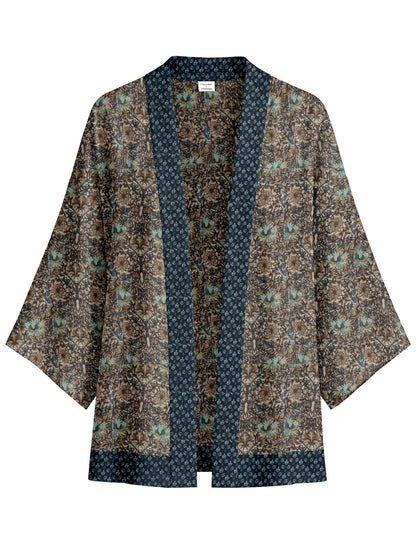 One Of A Kind Recyled Sari Kimono #60