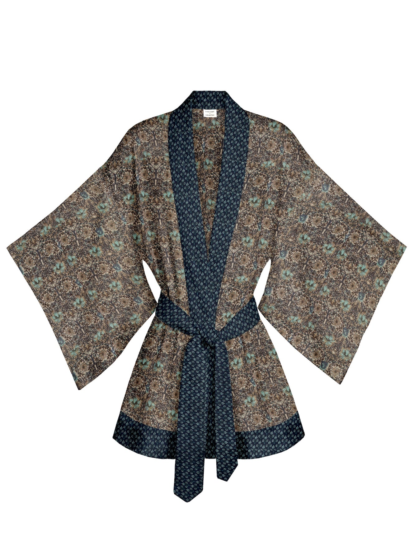 One Of A Kind Recyled Sari Kimono #60