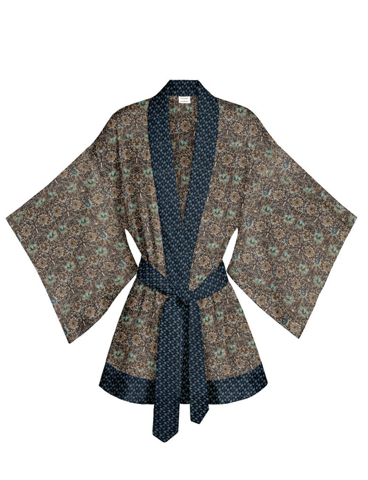 One Of A Kind Recyled Sari Kimono #60