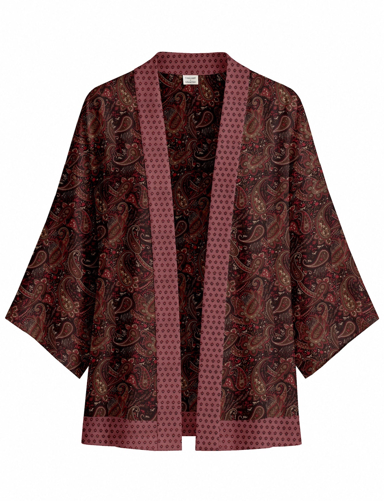 One Of A Kind Recyled Sari Kimono #61