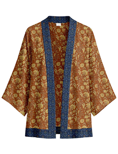 One Of A Kind Recyled Sari Kimono #62