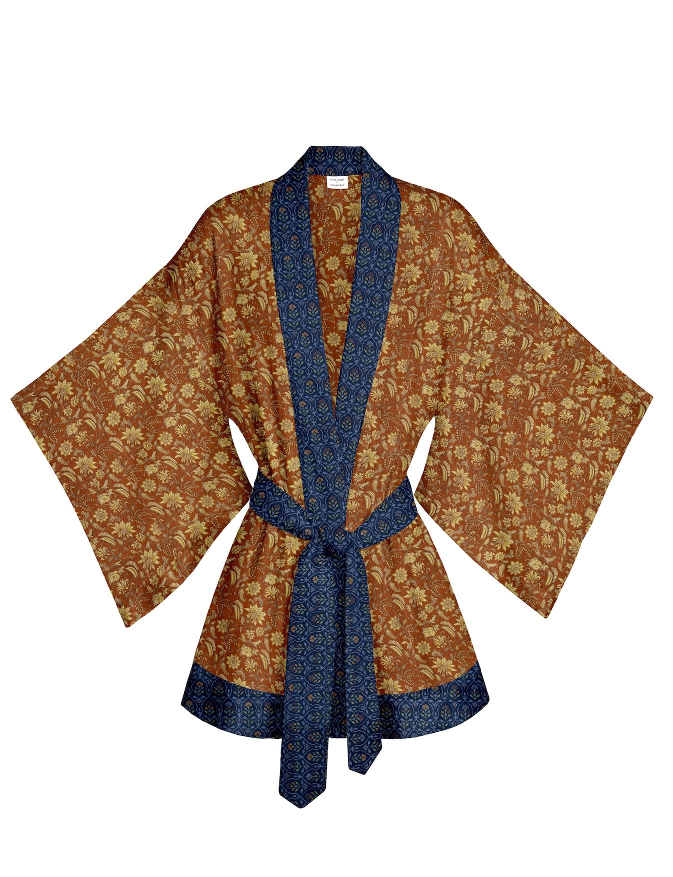One Of A Kind Recyled Sari Kimono #62