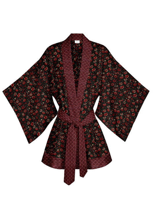 One Of A Kind Recyled Sari Kimono #63