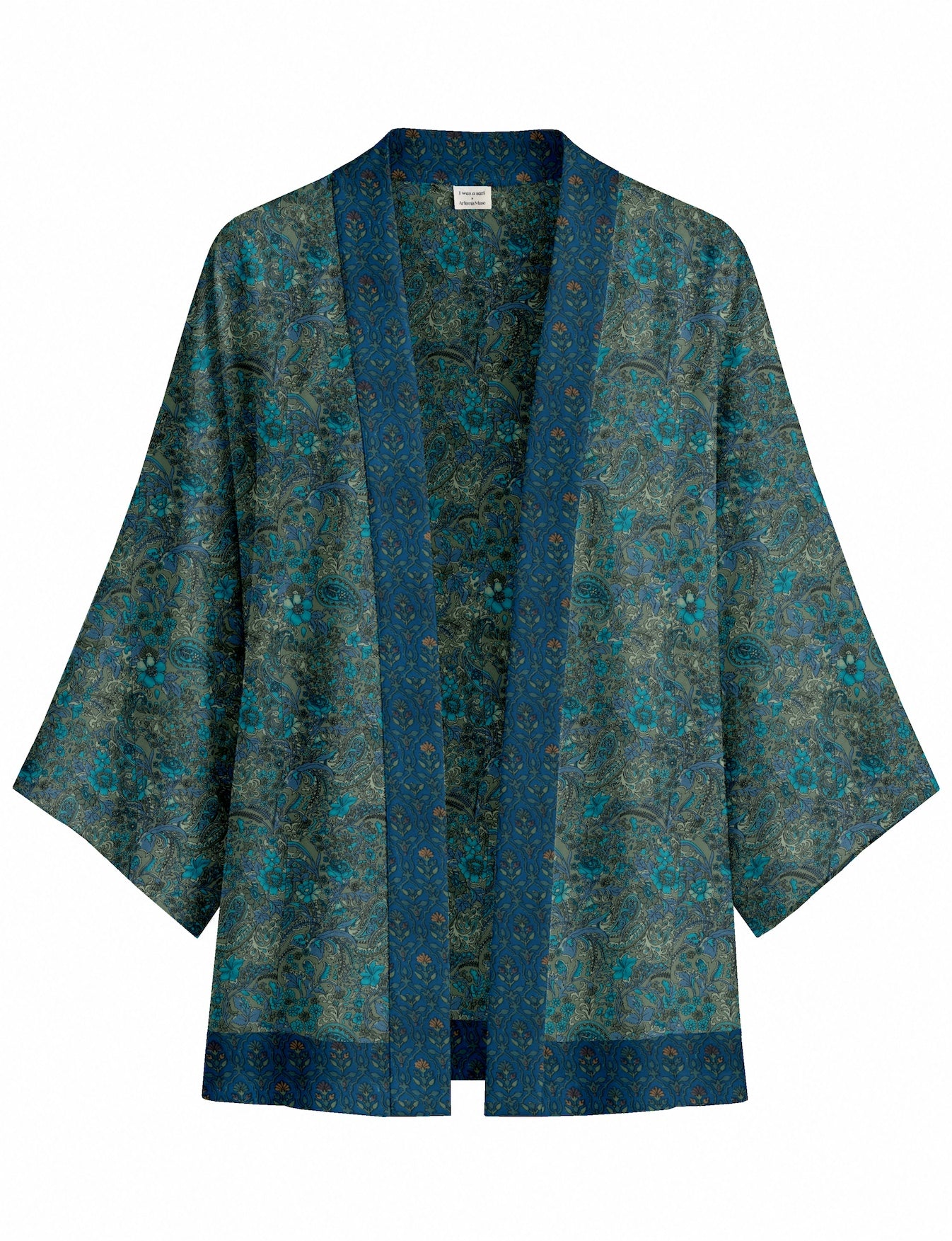 One Of A Kind Recyled Sari Kimono #64