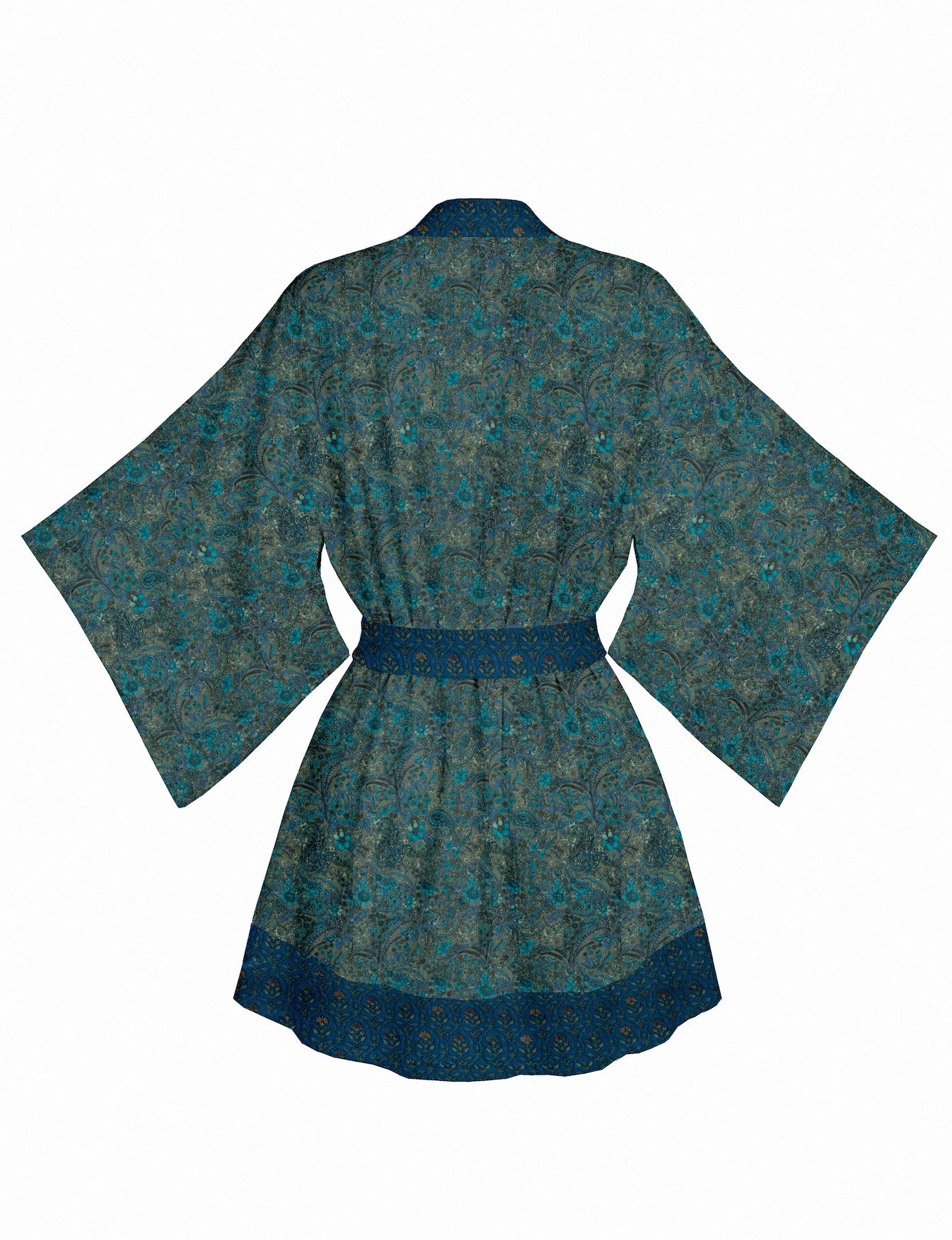 One Of A Kind Recyled Sari Kimono #64