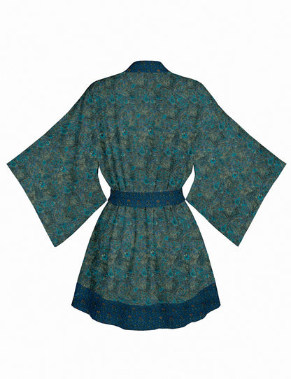 One Of A Kind Recyled Sari Kimono #64